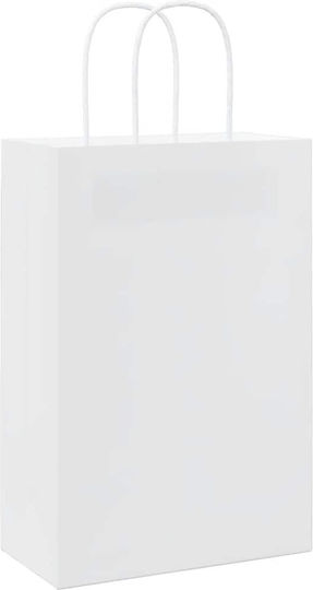 vidaXL Paper Bag for Gift White 21x31x11cm. 250pcs