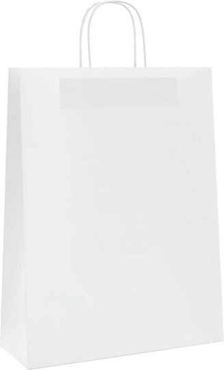 vidaXL Paper Bag for Gift White 32x42x12cm. 250pcs