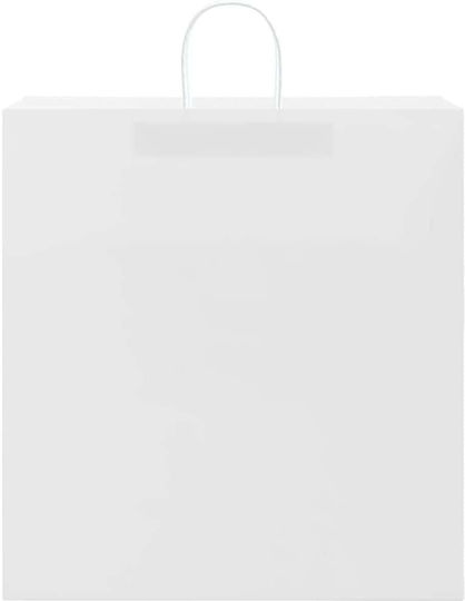vidaXL Χάρτινη Τσάντα για Δώρο Λευκή 45x48x17εκ. 250τμχ