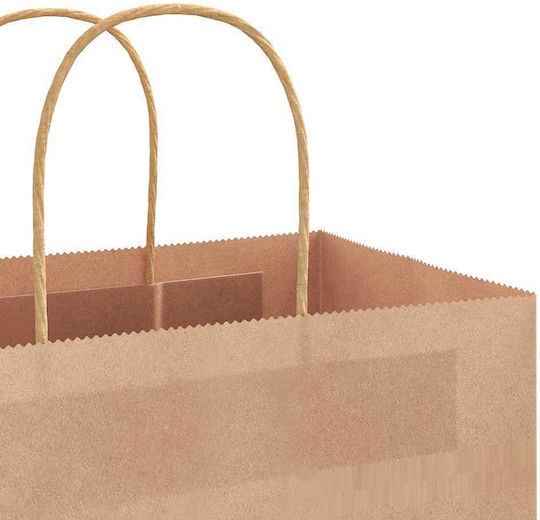 vidaXL Paper Bag for Gift Brown 32x42x12cm. 250pcs