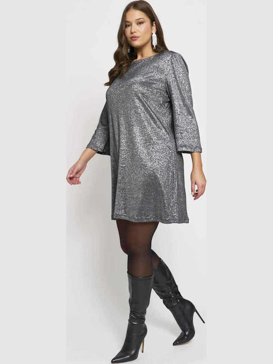 Mini Abendkleid Silber