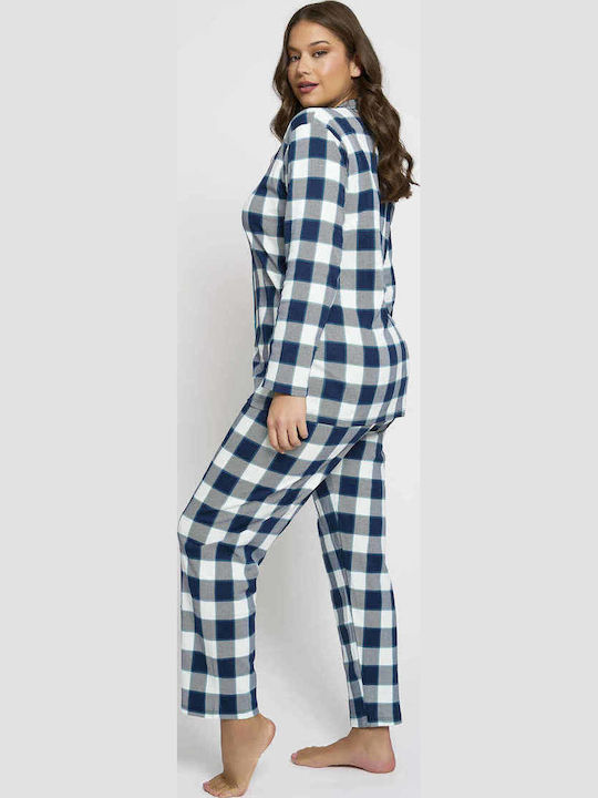 Jucita Set Pijamale pentru Femei Albastru