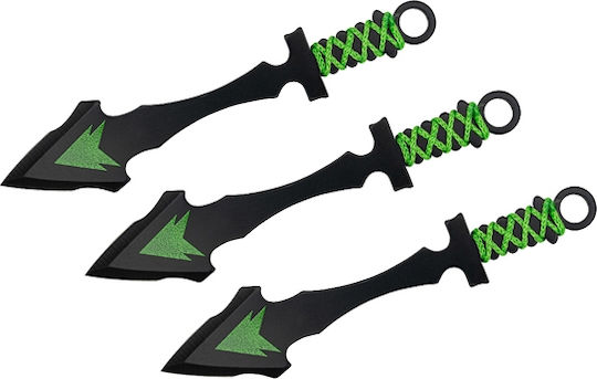 Set Drei Wurfmesser Darts 16,5 cm Etui Inklusive