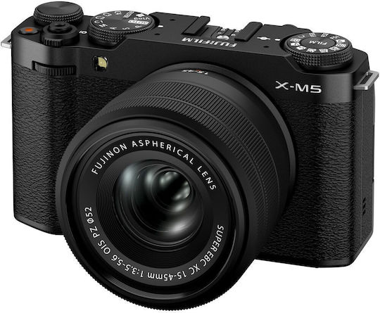 Fujifilm X-M5 Mirrorless Camera Kit (XC 15-45mm F3.5-5.6 OIS PZ) Silver