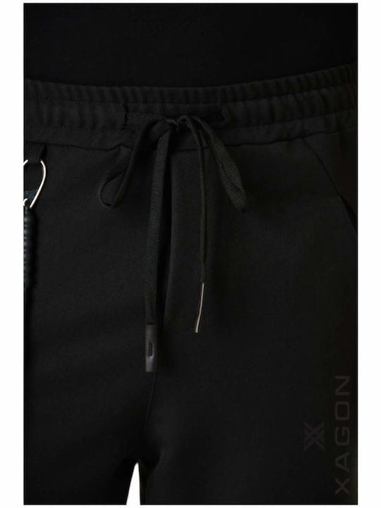 Pantaloni Elastic Black