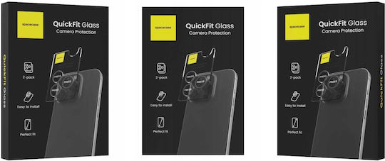 Spacecase Προστασία Κάμερας Tempered Glass Ασημί για το iPhone 16 Pro, iPhone 16 Pro Max