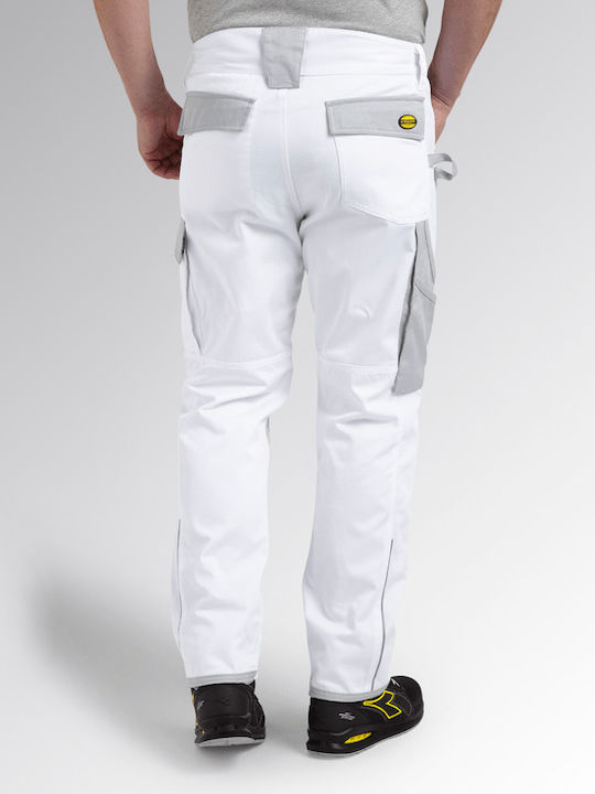 Pantaloni de lucru Diadora Utility Easywork Light Optical White 175553