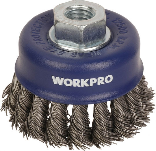 Topfbürste Gedrehte Scheibe 125x25mm M14 Wp407046 Workpro Profi-Karte