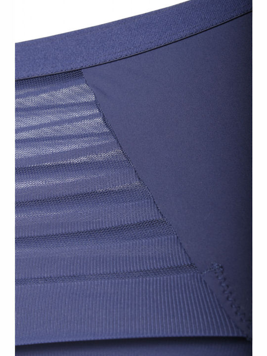 Hochtailliert Damen Brasilien Nahtlos Blue