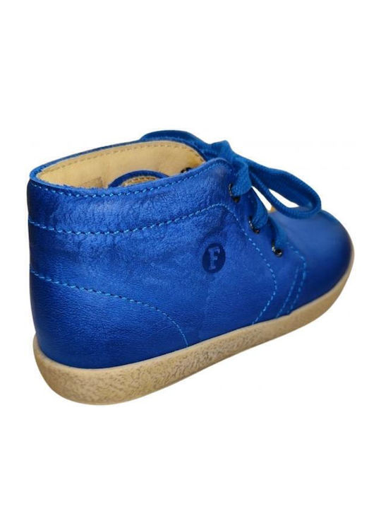 Kids Boots with Laces Blue