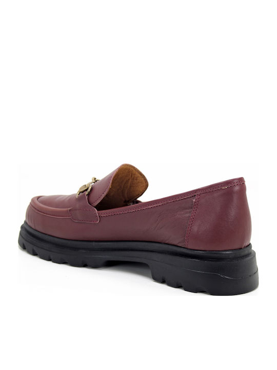Γυναικεία Loafers σε Μπορντό Χρώμα