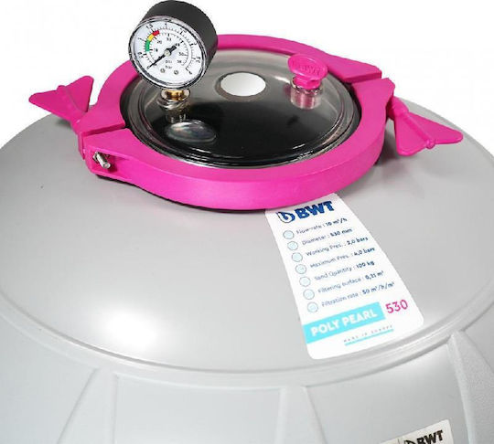 BWT Pool Filters & Filtration Systems Sand Filter with Water Flow 10m³/h and Diameter 530cm.