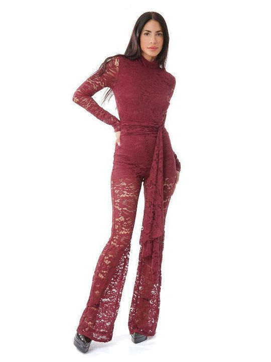 Silia D Women's One-piece Suit Bordeaux