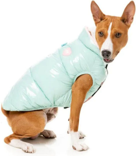 Fuzzyard Puffer Кучешки палта Зелен Среден / XSmall с дължина на гръбчето 40 см.