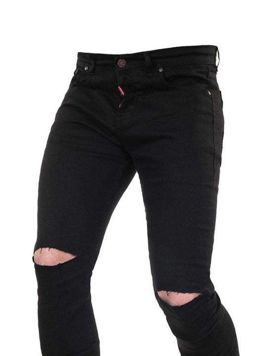 Senior Men's Denim Pants in Regular Fit Black