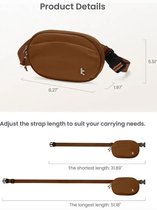 Bum Bag pentru Curea Maro