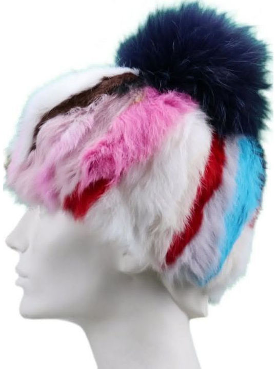 Pom Pom Beanie Unisex Σκούφος Πλεκτός