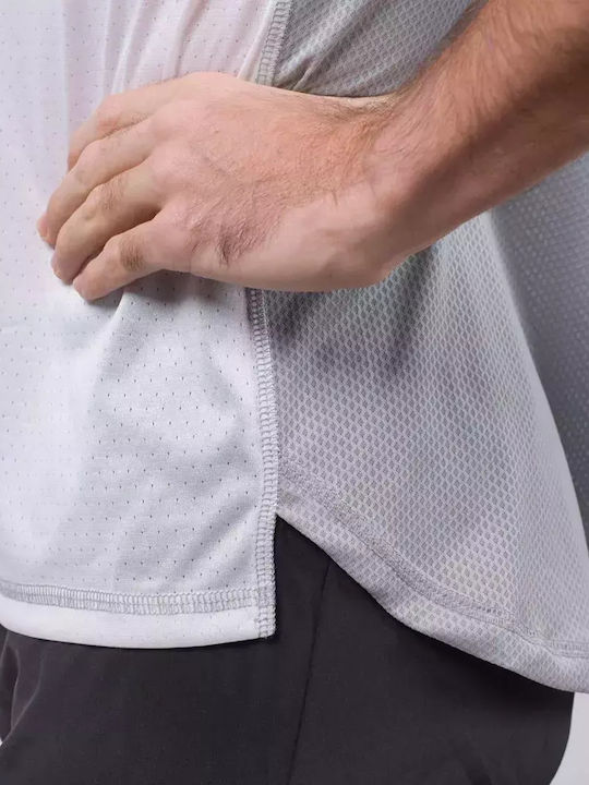 Athletic Short Sleeve Blouse White
