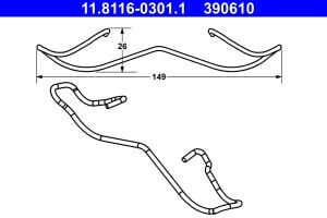 Brake Pad Set Ate