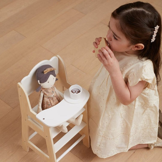Viga Toys White Wooden Doll High Chair Lumarko 13965419 6971608442377