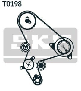 Water Pump Set + Skf Timing Belt