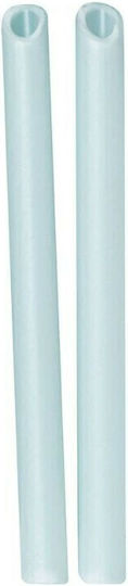 Laken Sea Friends Kids Water Bottle Plastic with Straw Light Blue 450ml