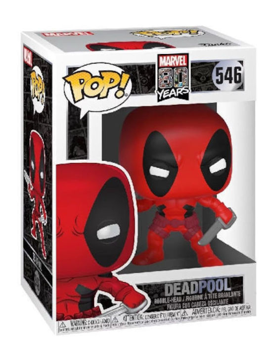 Funko Pop! Marvel: 80 Years - Deadpool 546 Bobble-Head