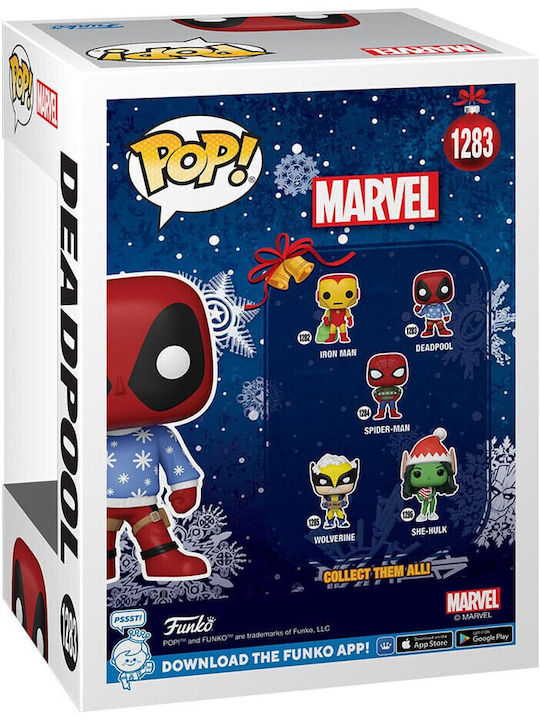 Funko Pop! Marvel: Marvel - Deadpool Sweater 1283 Bobble-Head