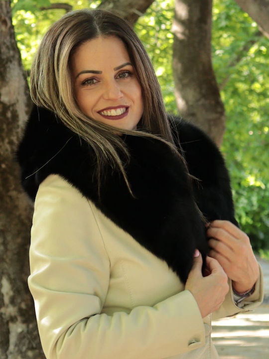 Women's Furry Neck Warmer Black
