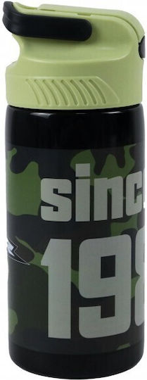 Back Me Up Kinderflasche Rostfreier Stahl mit Strohhalm No 500ml