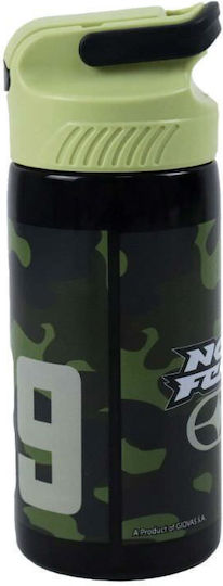 Back Me Up Kinderflasche Rostfreier Stahl mit Strohhalm No 500ml