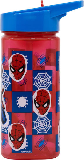 Stor Arachnid Kids Water Bottle Spiderman Plastic 530ml