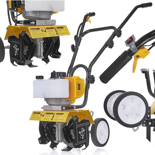 John Gardener În doi timpi Cultivator Benzină 5.2hp/52cc cu Pornire manuală