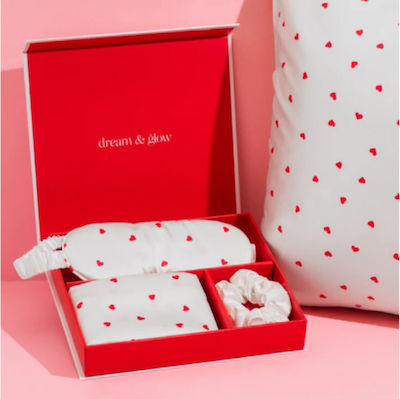 Love Snoozzy Silver Cloud Pillowcase Set White 50x75cm.