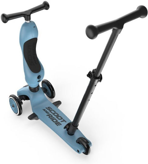 Scoot & Ride Kids Scooter Highwaykick 1 3-Wheel with Seat for 1-5 Years Blue