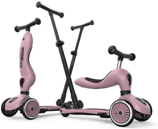 Scoot & Ride Trotinetă Copii Highwaykick 1 Push and Go cu 3 Roți cu Scaun pentru 1-5 Ani Wildberry
