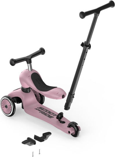 Scoot & Ride Trotinetă Copii Highwaykick 1 Push and Go cu 3 Roți cu Scaun pentru 1-5 Ani Wildberry