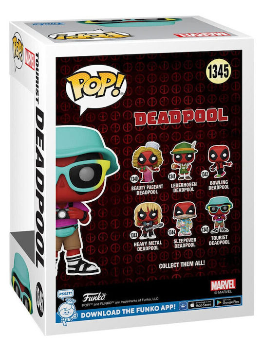 Funko Pop! Marvel: Deadpool - Deadpool Tourist 1345 Bobble-Head