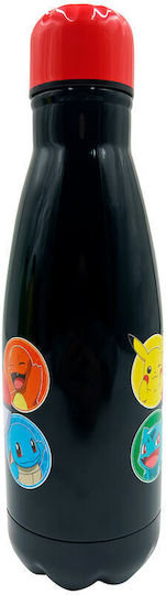 Kids Licensing Ανοξείδωτο Παιδικό Παγούρι Μαύρο 500ml