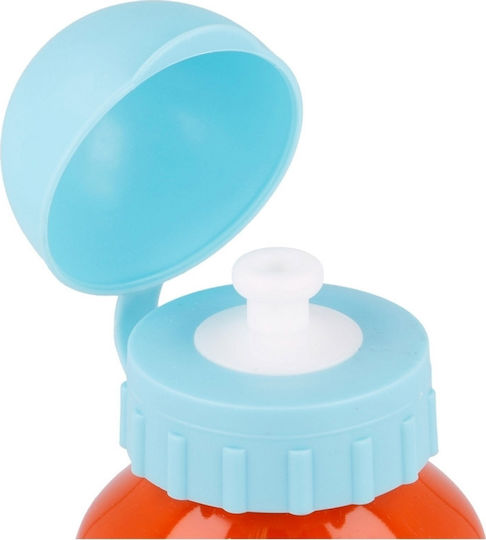 Stor Kinderflasche Peppa Schwein Aluminium mit Strohhalm 400ml