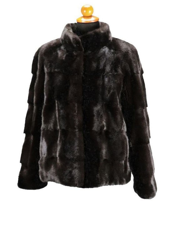 Women's Short Fur Black