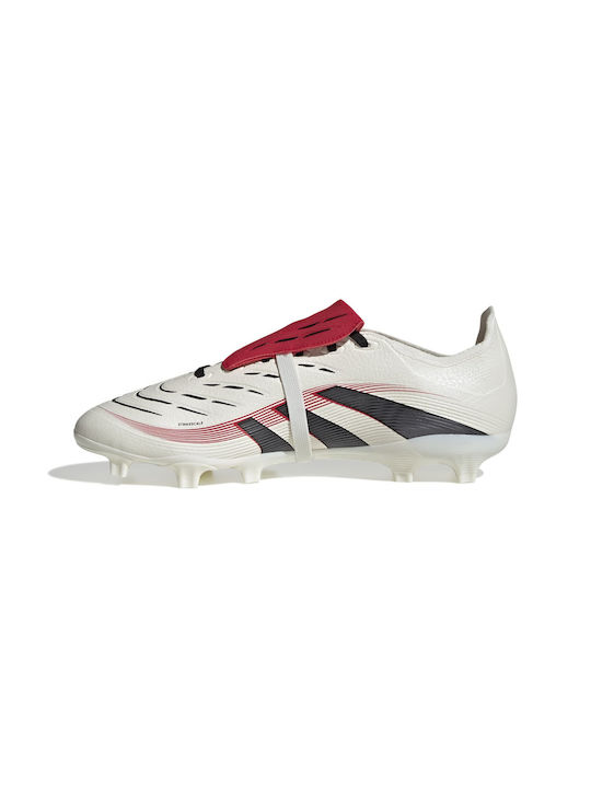 adidas League FG/MG Low Football Shoes with Cleats White