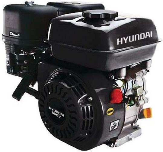 Hyundai 650Q Gasoline Engine 4 Stroke 6.5hp Maximum Revolutions 3000rpm with Keyway