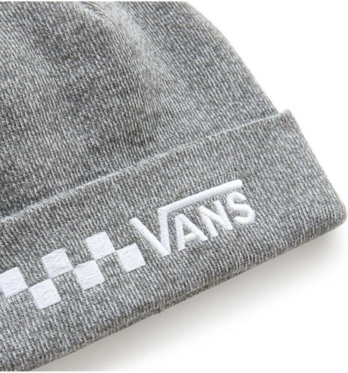 Trecker Beanie Unisex Σκούφος Πλεκτός σε Γκρι χρώμα