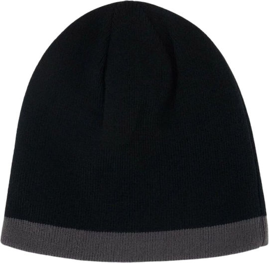 Beanie Unisex Wendbar Beanie Gestrickt in Schwarz Farbe