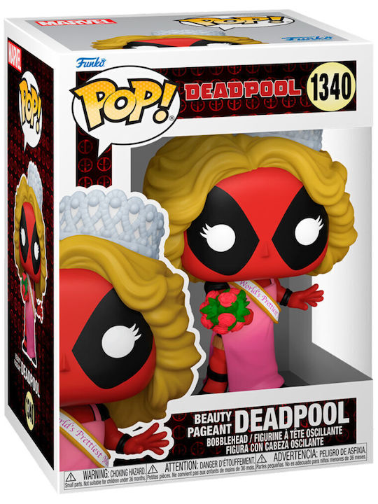 Funko Pop! Marvel: Deadpool Beauty Pageant Bobble-Head Funko Pop! Marvel: Deadpool Beauty Pageant Bobble-Head