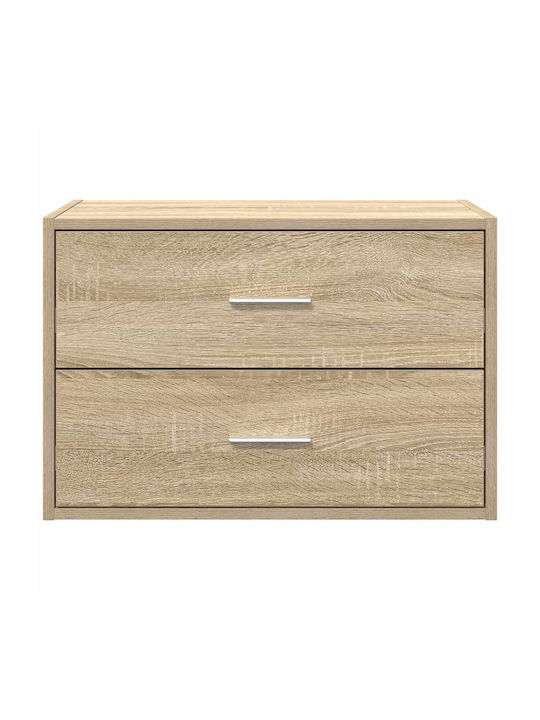 Office Storage Chipboard Cabinet Oaks L60xW31xH40cm
