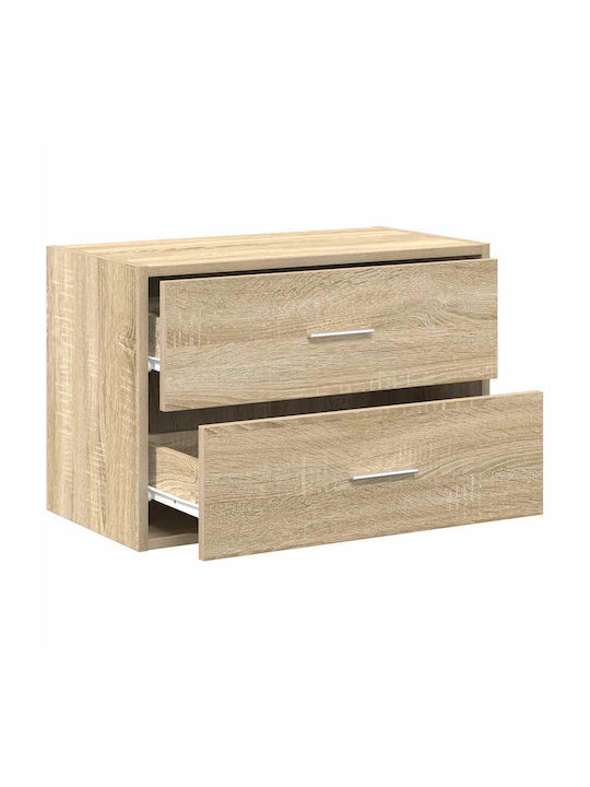Office Storage Chipboard Cabinet Oaks L60xW31xH40cm