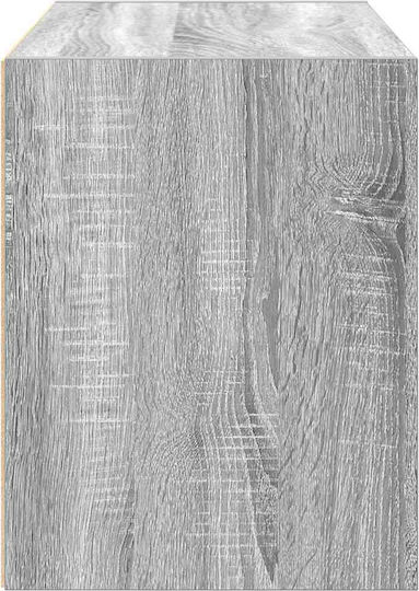 Чекмеджета За Бюро Дървени Сиви Сонома 60x31x40см