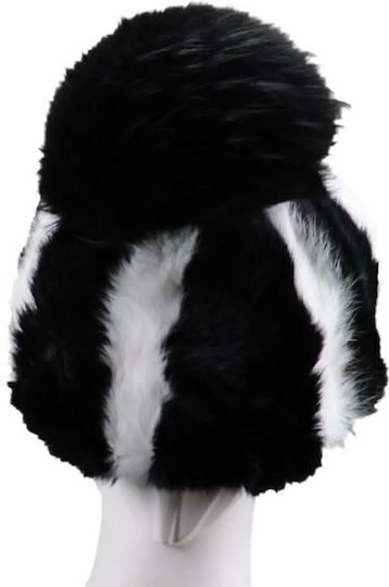 Pom Pom Beanie Unisex Căciulă Tricotat în culoarea Negru